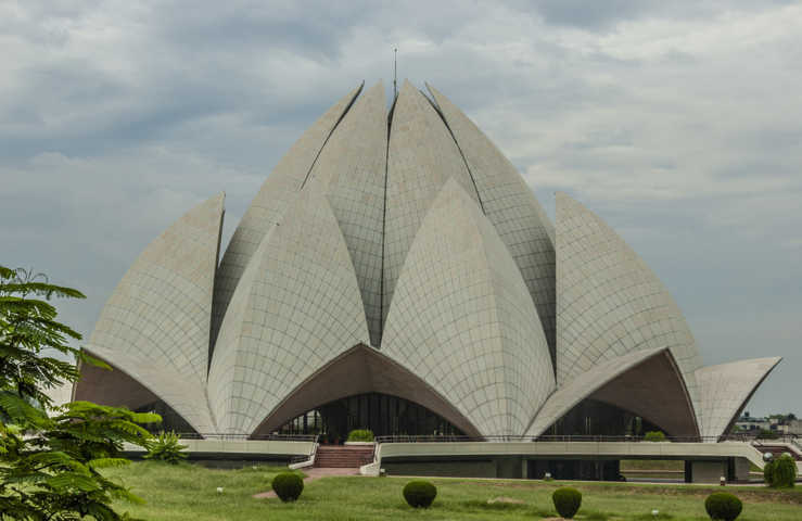 51 - India - Nueva Delhi - templo de Bahai Lotus